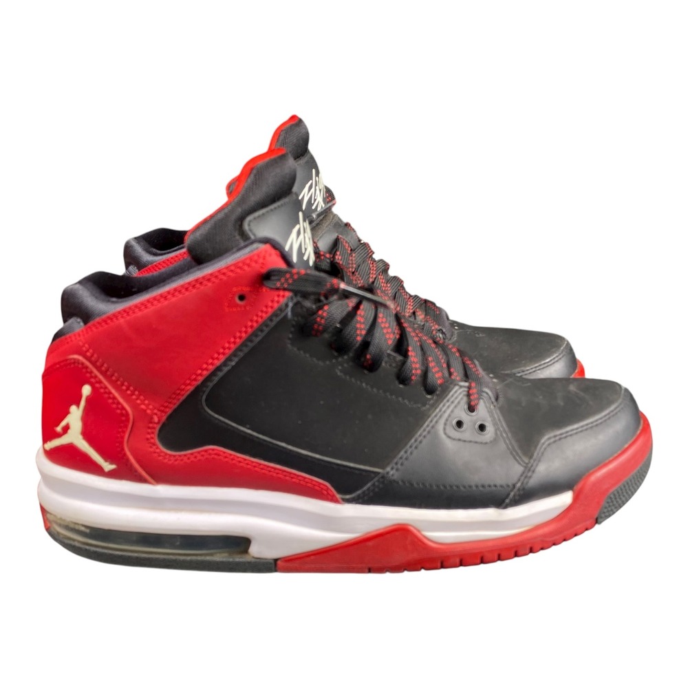 Jordan Flight Origin 2 Black Red Basketball Shoes Sneakers Mens Size‎ 8.5 SU
